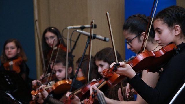 Genç müzisyenler göz doldurdu