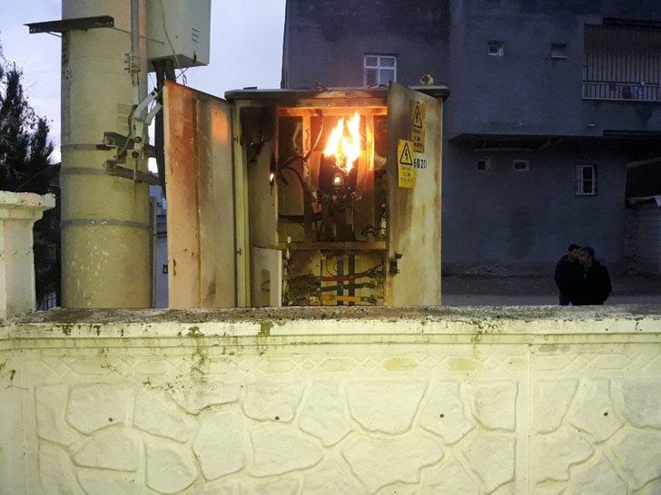 Diyarbakır'da alev alan trafo bomba gibi patladı! G3