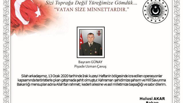 MSB: 1 güvenlik korucusu, 1 asker şehit oldu (2)