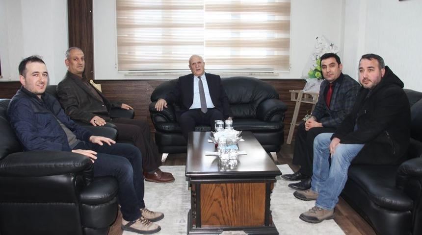 Arif Akcan&rsquo;dan Başkan Pekmezci&rsquo;ye ziyaret