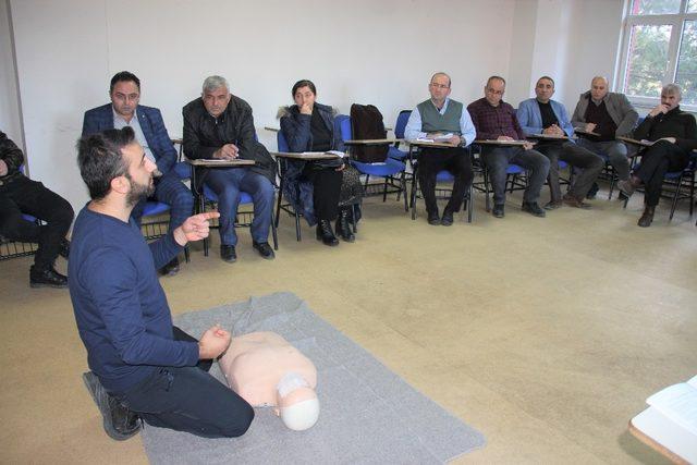 SASKİ personeline ilk yardım eğitimi