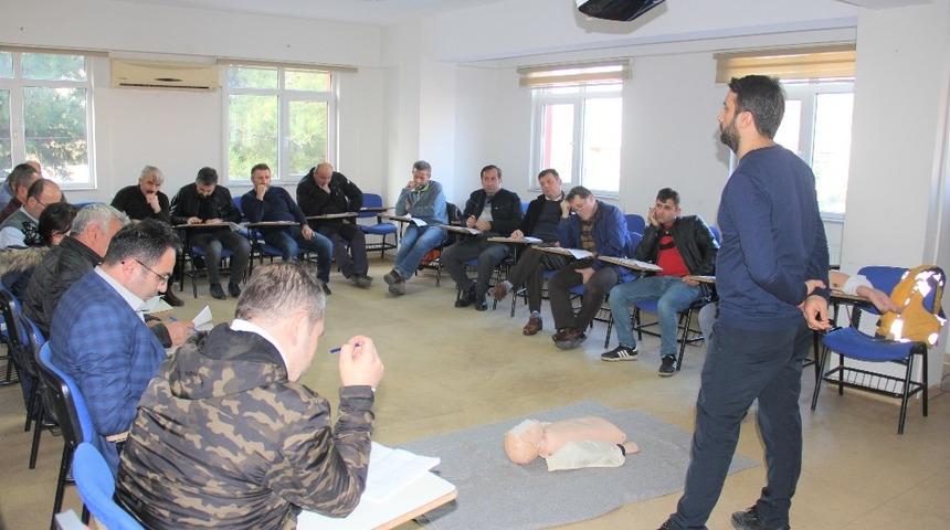 SASKİ personeline ilk yardım eğitimi