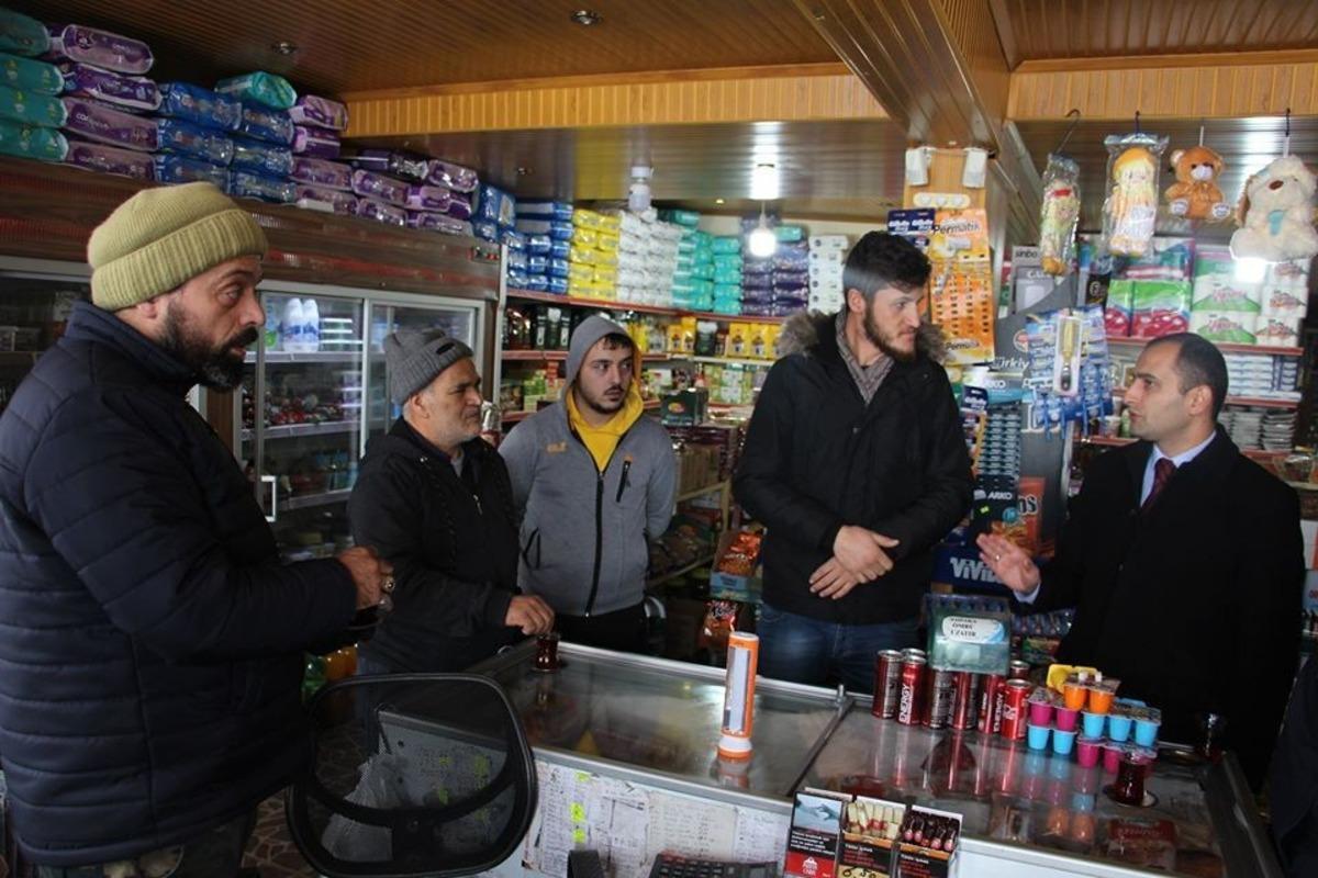 Kaymakam Abbasoğlu: "Her zaman halkın yanındayız ve bizlerde halkın bir par&ccedil;asıyız"