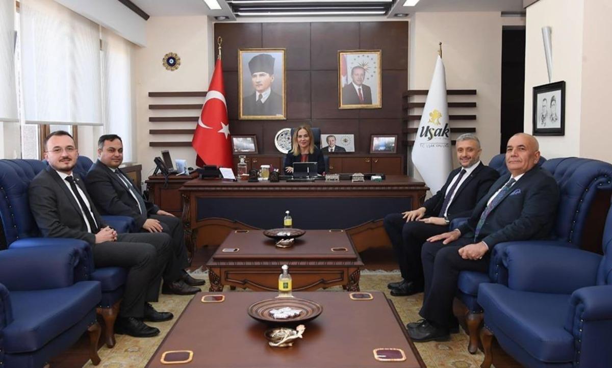 Simav heyetinden Uşak Valisi&rsquo;ne ziyaret