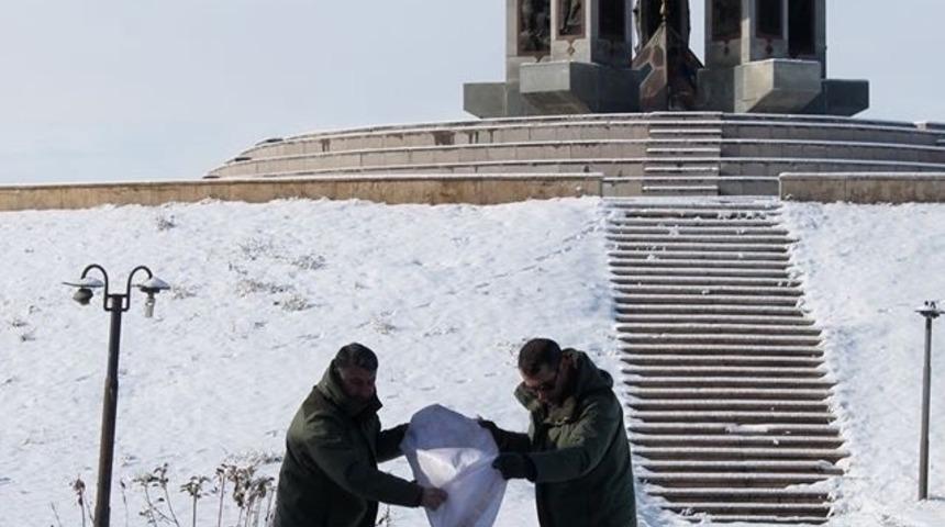 Iğdır&rsquo;da yaban hayvanlar i&ccedil;in doğaya yem bırakıldı