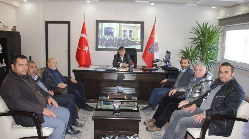 Gazetecilerden Emniyet M&uuml;d&uuml;r&uuml; Karabulut&rsquo;a  ziyaret