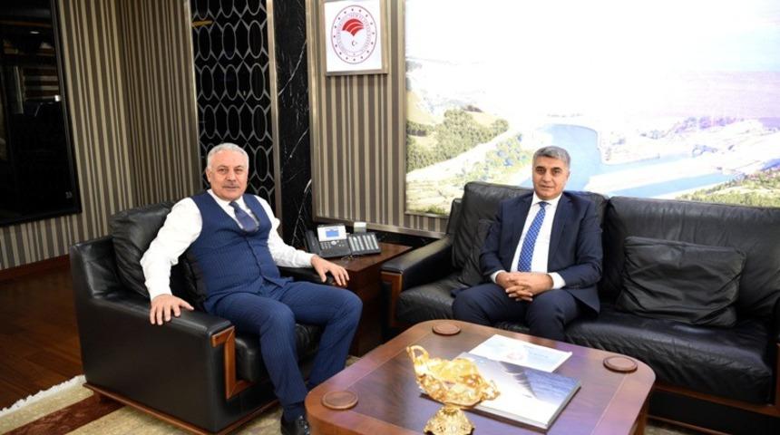 Vali G&uuml;rel, DSİ Genel M&uuml;d&uuml;r&uuml;&rsquo;n&uuml; ziyaret etti