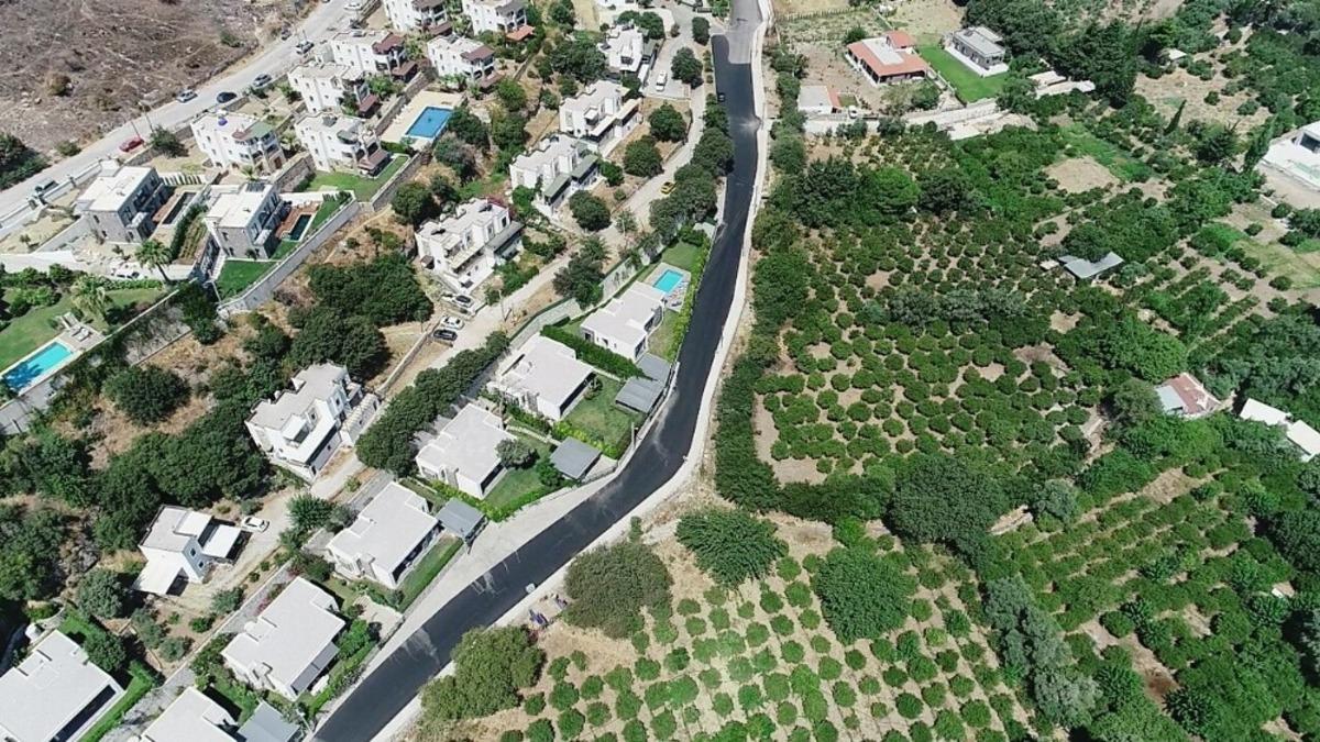 Bodrum Belediyesi k&ouml;yl&uuml;n&uuml;n y&uuml;z&uuml;n&uuml; k&uuml;ld&uuml;rd&uuml;