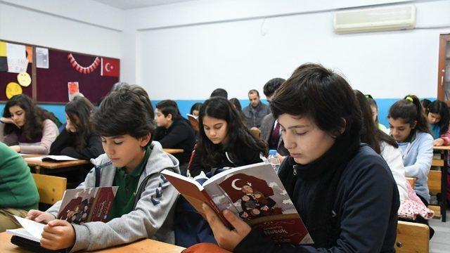 “Ata’ya Selam Olsun” projesi kapsamında kitaplar okunmaya başlandı