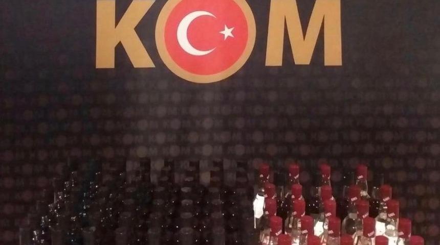 Tokat’ta kaçak içki operasyonu