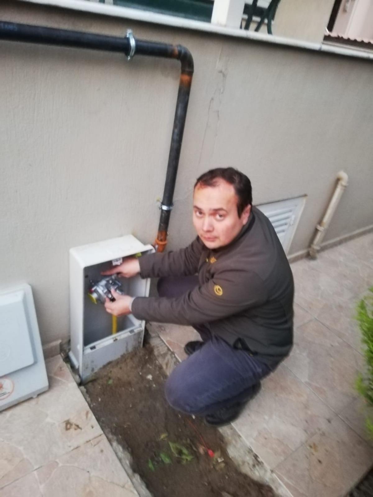 Burhaniye&rsquo;de doğalgaz sevinci