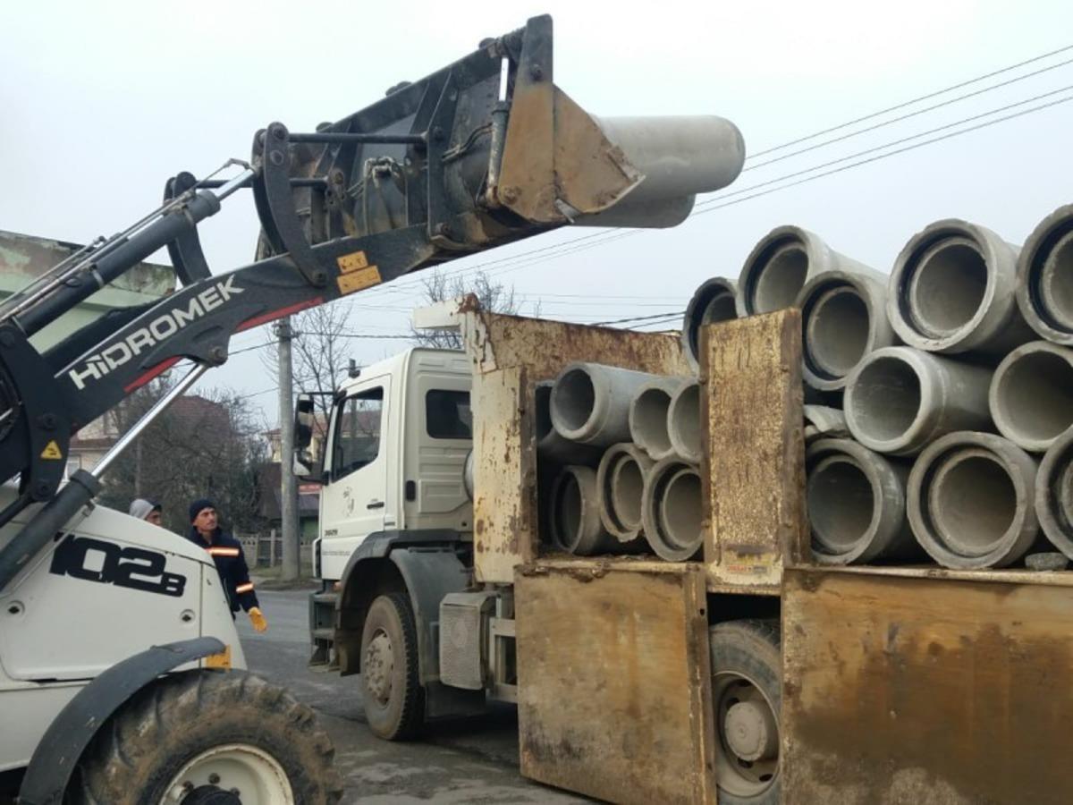 Yağmur suyu ana hat &ccedil;alışması başladı
