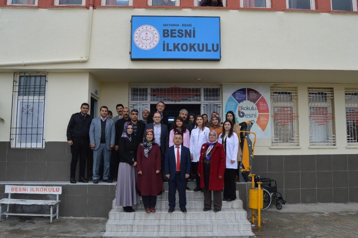 Besni İlkokulu devlete y&uuml;k olmadan yenilendi
