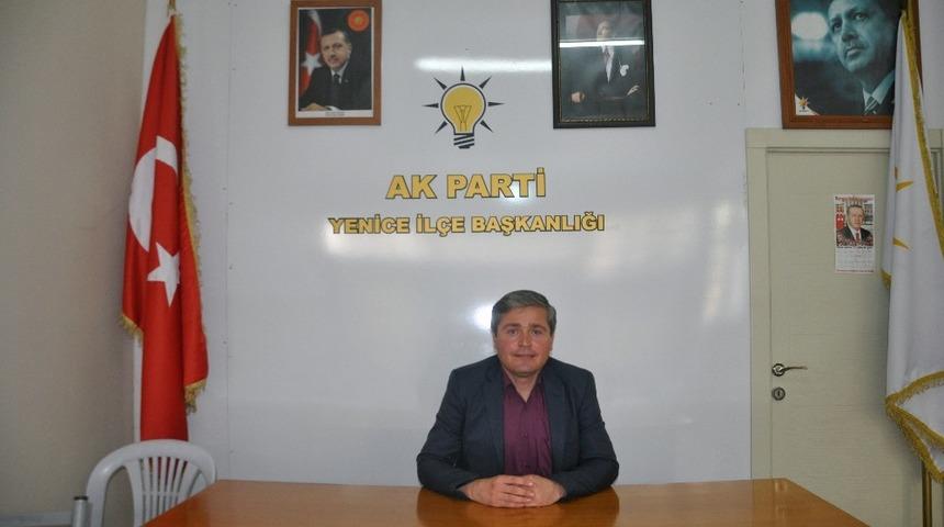 AK Parti Yenice İl&ccedil;e Başkanı Kırık g&ouml;revinden istifa etti