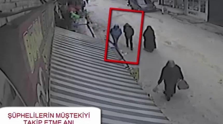 Kapka&ccedil; ş&uuml;phelisi g&uuml;venlik kamerasında