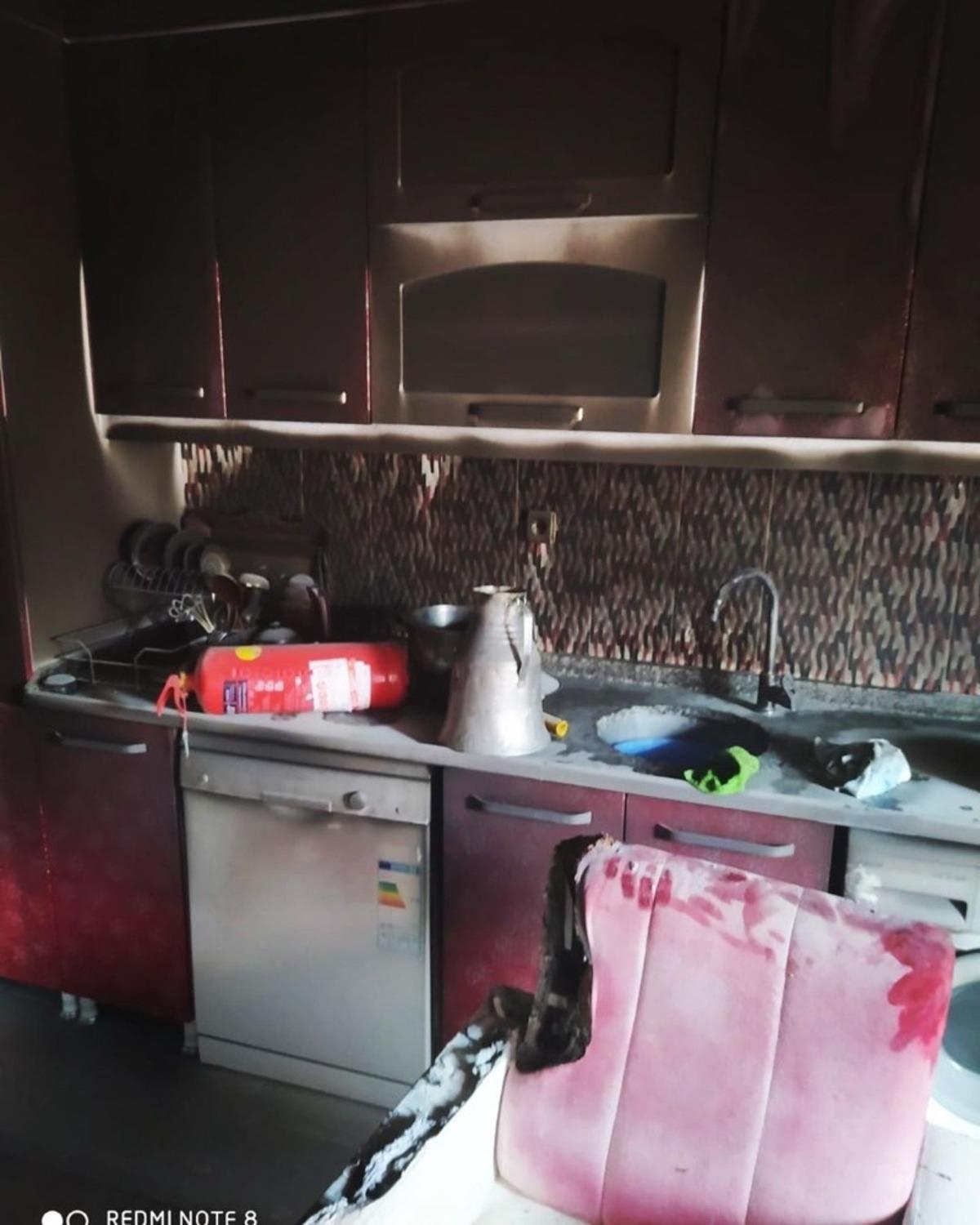 Van&rsquo;da ev yangını