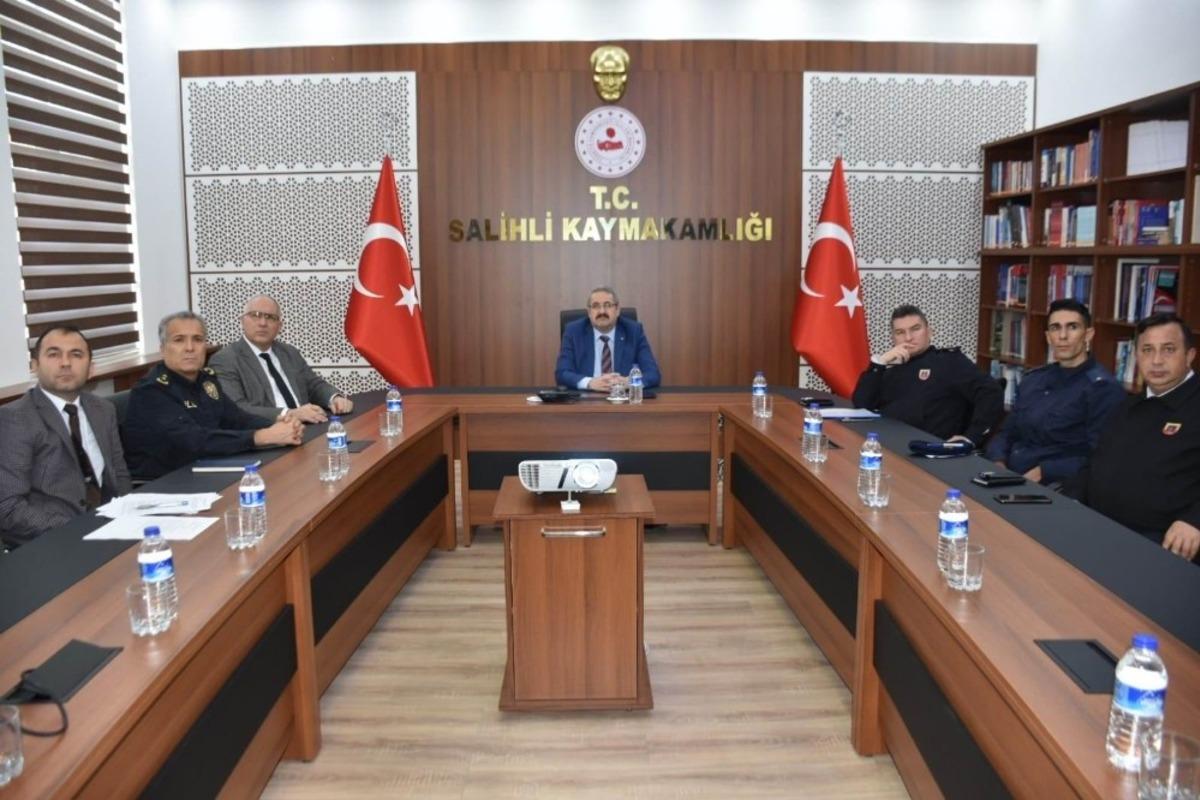 Salihli&rsquo;de spor g&uuml;venlik kurulu toplantısı yapıldı