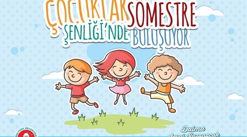 Maltepe&rsquo;de yarıyıl tatilinde &ccedil;ocuklara şenlik var