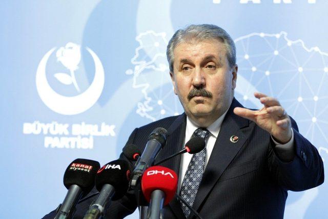 BBP Genel Başkanı Destici: ”Türkiye her türlü bedeli ödemeyi göze alarak gereğini yapmalıdır”