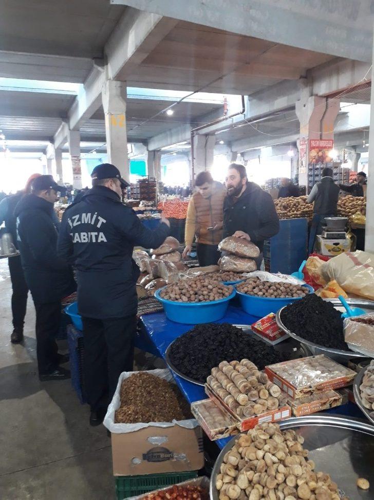 İzmit’in semt pazarlarında sıkı denetim G3