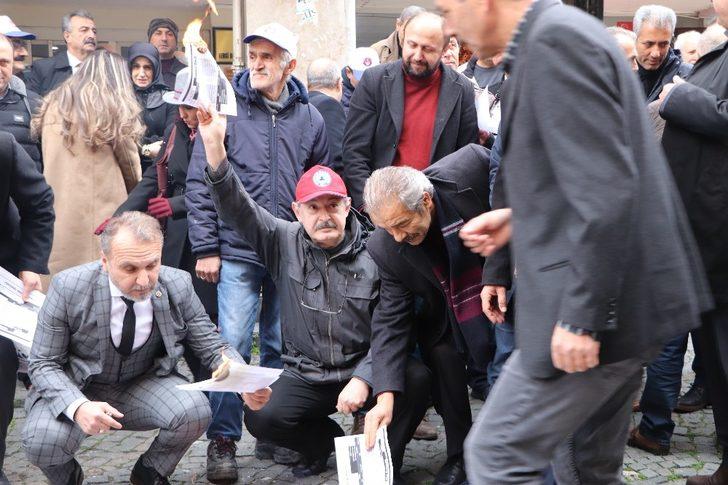 Memurlar bordro yakıp ısındı G4