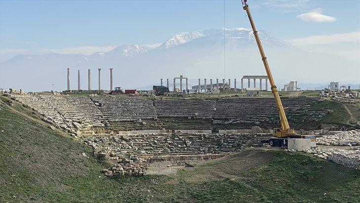 Leodikya Antik Kenti'nde heyecanlandıran keşif! Kent tanrıçasının başı bulundu G5