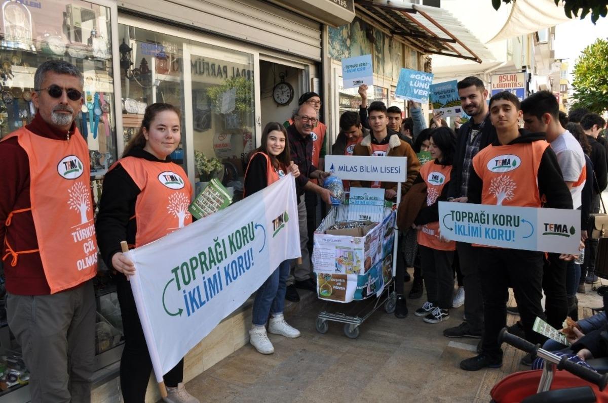 Milas&rsquo;ta 200 kilo atık pil toplandı