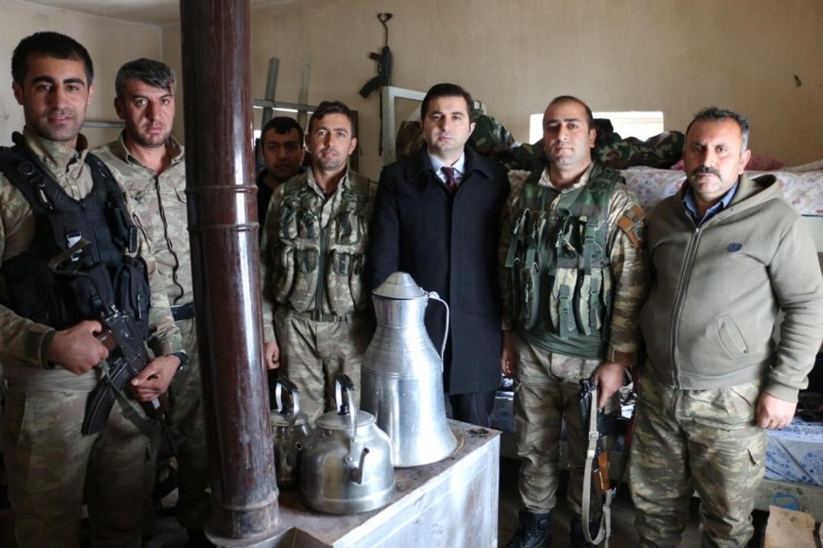 Kaymakam K&ouml;leoğlu Korucu &uuml;s b&ouml;lgesini ziyaret etti