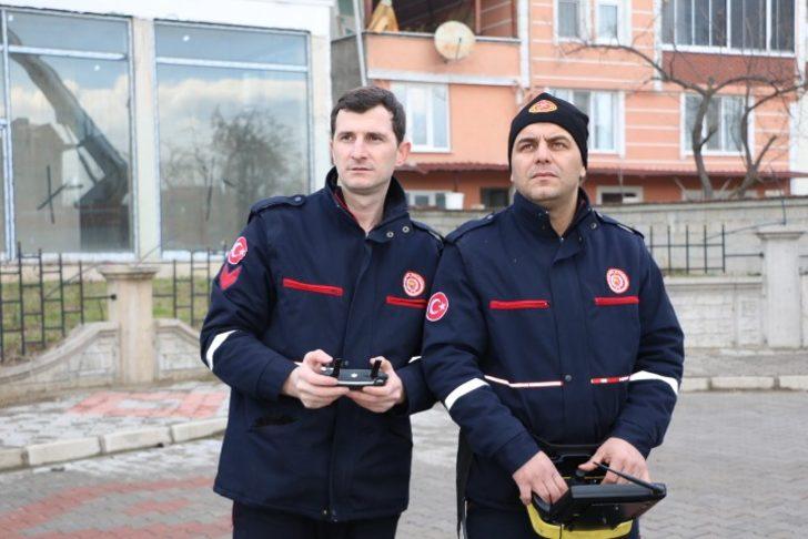 İtfaiye ekiplerine droneli eğitim G5
