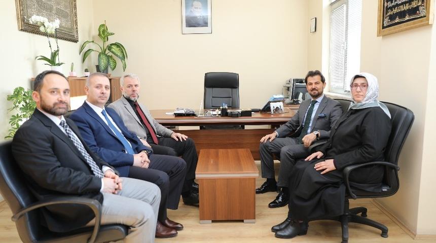 İl M&uuml;ft&uuml;s&uuml; G&uuml;ven&rsquo;den Hacılar İl&ccedil;e M&uuml;ft&uuml;s&uuml;ne ziyaret