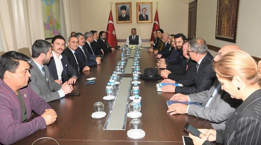 Balıkesir Kent Konseyi Vali Yazıcı’yı ziyaret etti