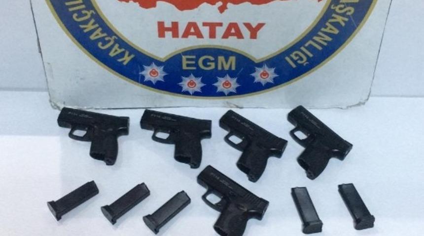 Hatay&rsquo;da ka&ccedil;ak silah operasyonu