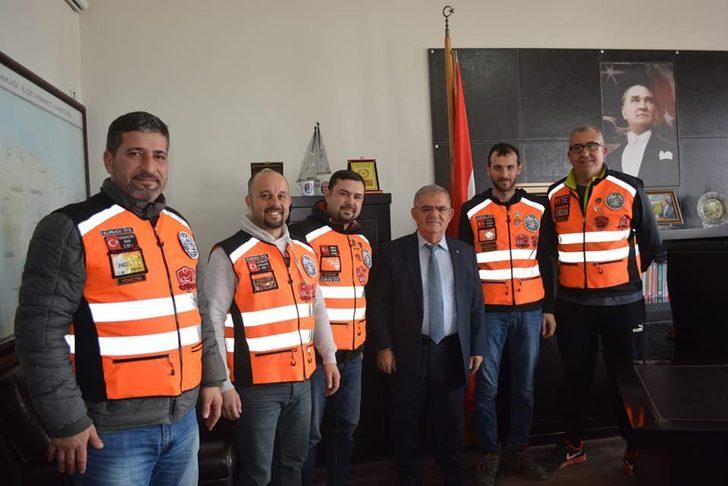 Motosiklet Kulübü üyelerinden Kaymakam Çalık’a ziyaret G1