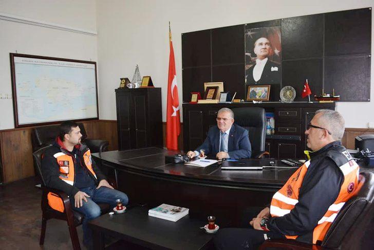 Motosiklet Kulübü üyelerinden Kaymakam Çalık’a ziyaret G3