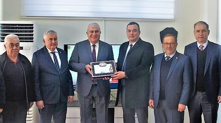 Aydın Ticaret Borsası&rsquo;ndan Başkan Fatih Atay&rsquo;a ziyaret