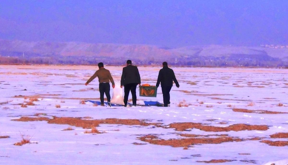 Erciş Belediyesi, yaban hayvanları i&ccedil;in doğaya yem bıraktı