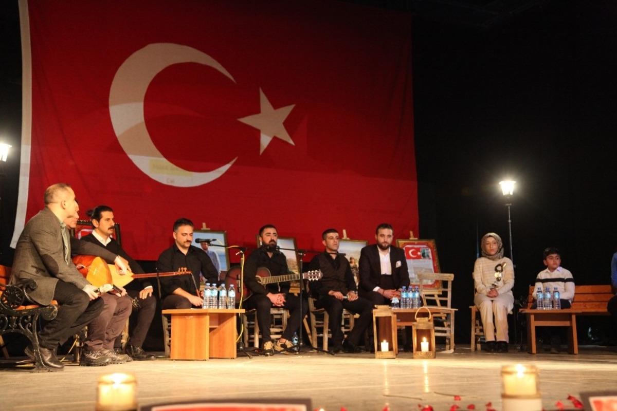 Ahlatlı şehidin vasiyetine destek i&ccedil;in gece d&uuml;zenlendi