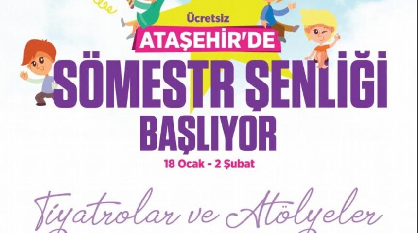 Ataşehir&rsquo;de yarıyıl tatili &ccedil;ok g&uuml;zel ge&ccedil;ecek
