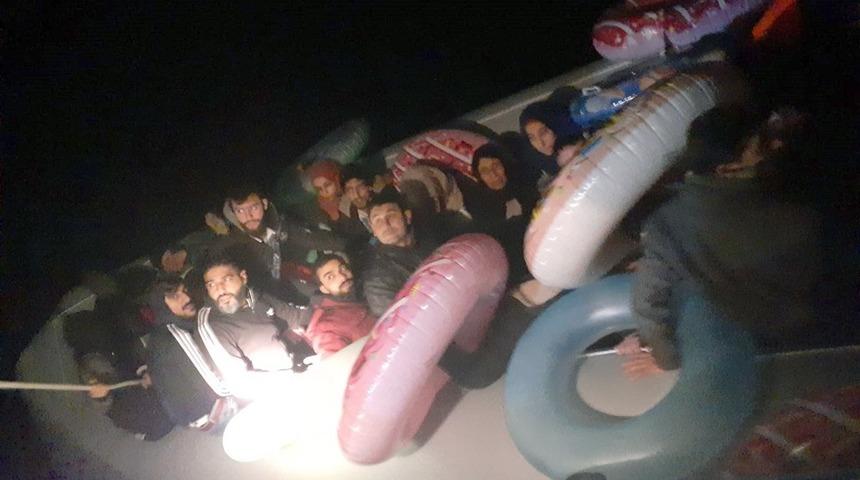 Bodrum&rsquo;da 36 g&ouml;&ccedil;men yakalandı