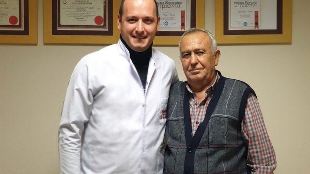 Romatizma ağrılarının şifasını Ordu’da buldu