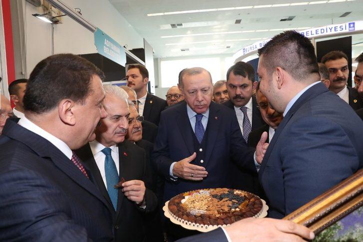 Cumhurbaşkanı Erdoğan, Malatya standını gezdi G3