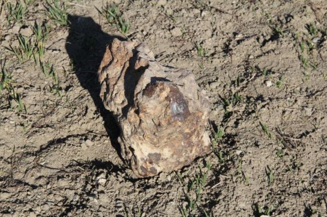 T&uuml;rkiye'nin en b&uuml;y&uuml;k 3'&uuml;nc&uuml; g&ouml;k taşı, &Ccedil;orum M&uuml;zesi'nde sergileniyor