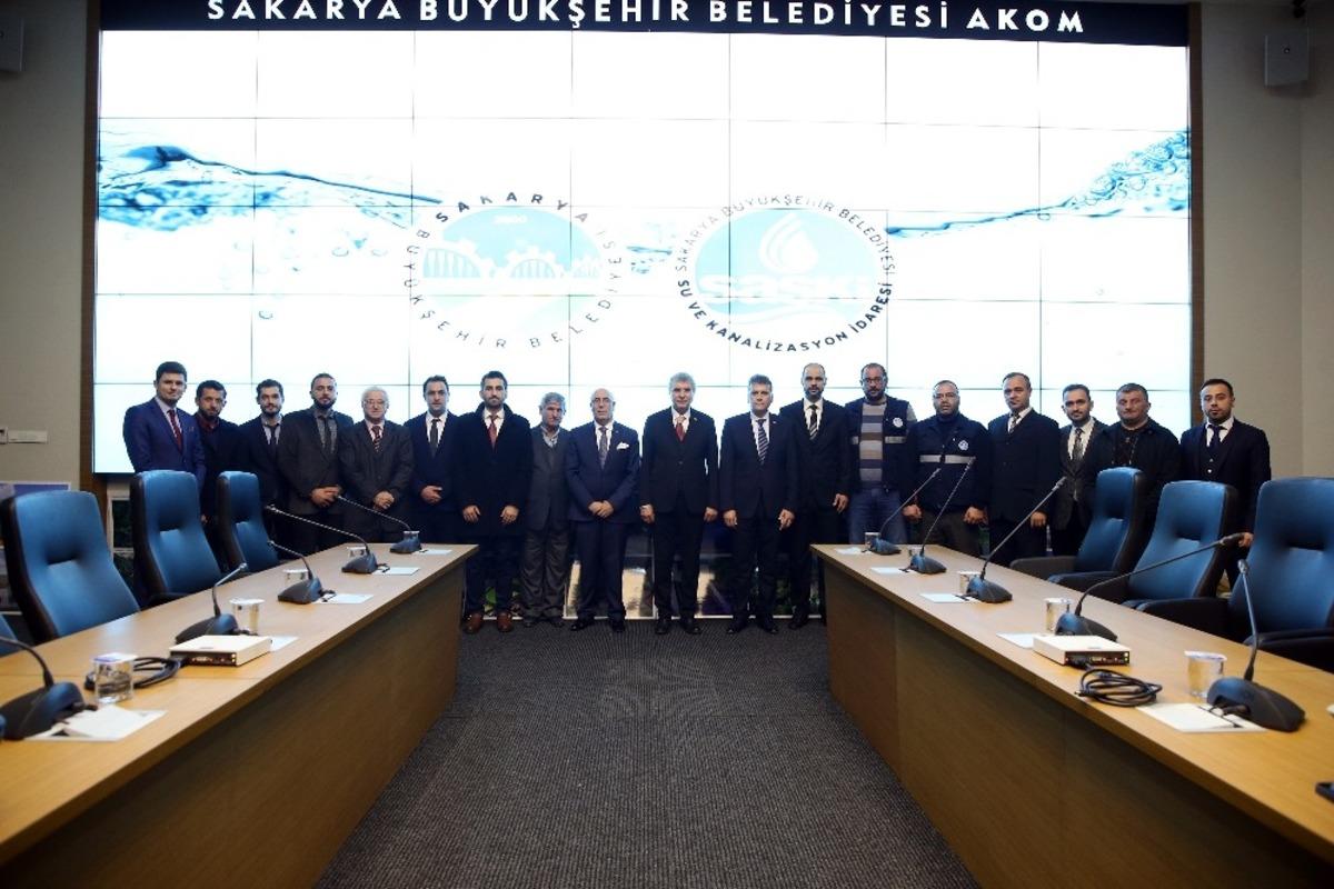 Başkan Y&uuml;ce, SASKİ b&uuml;nyesindeki 15 personelle bir araya geldi