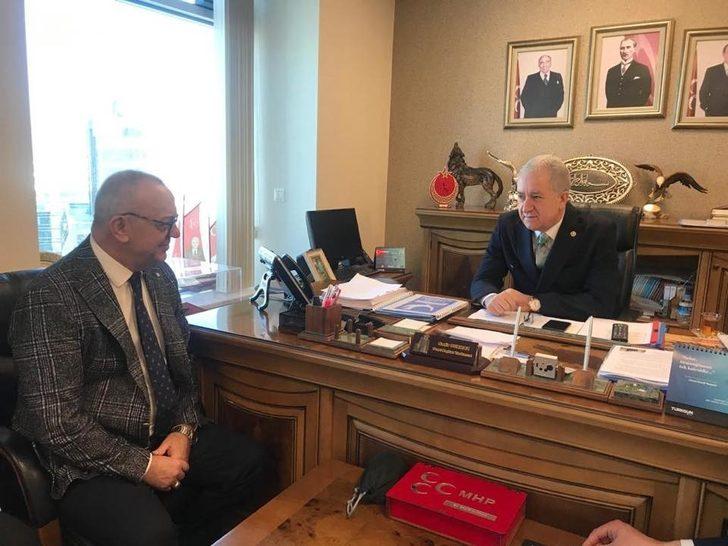 Başkan Ergün MHP Genel Başkanı Bahçeli’ye projelerini sundu G2