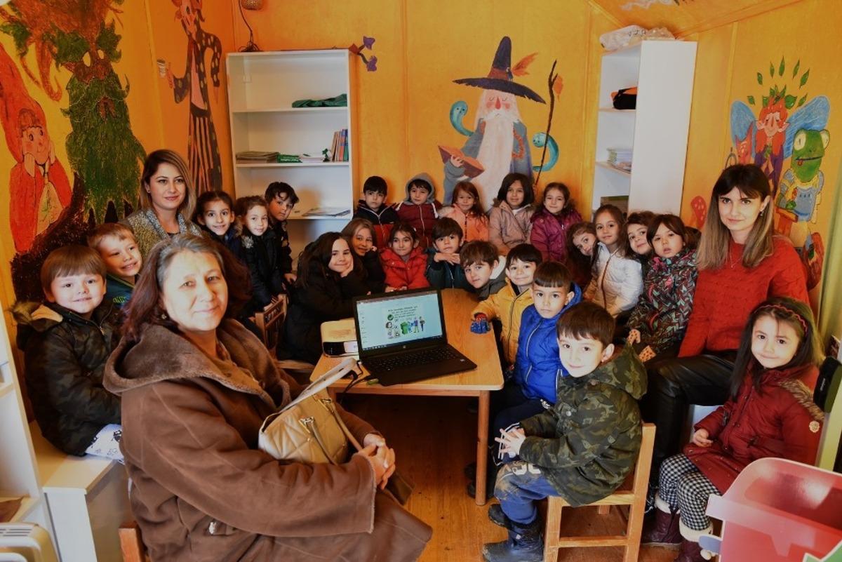 Anaokulu &ouml;ğrencilerine y&ouml;nelik &lsquo;Oyunlarla Geri D&ouml;n&uuml;ş&uuml;m&rsquo; ve &lsquo;S&uuml;rd&uuml;r&uuml;lebilir Ekolojik Şehir Tasarımı&rsquo; at&ouml;lyeleri