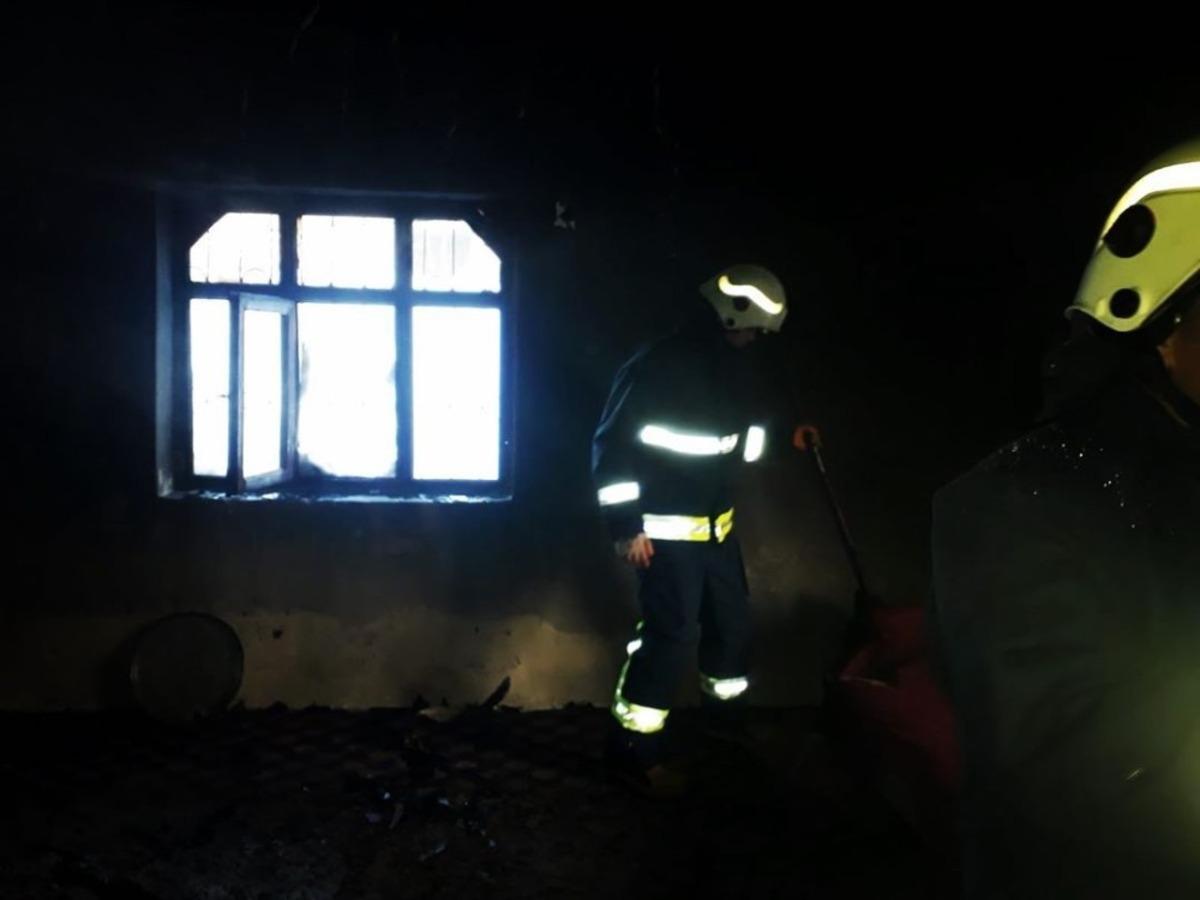 Edremit&rsquo;te ev yangını