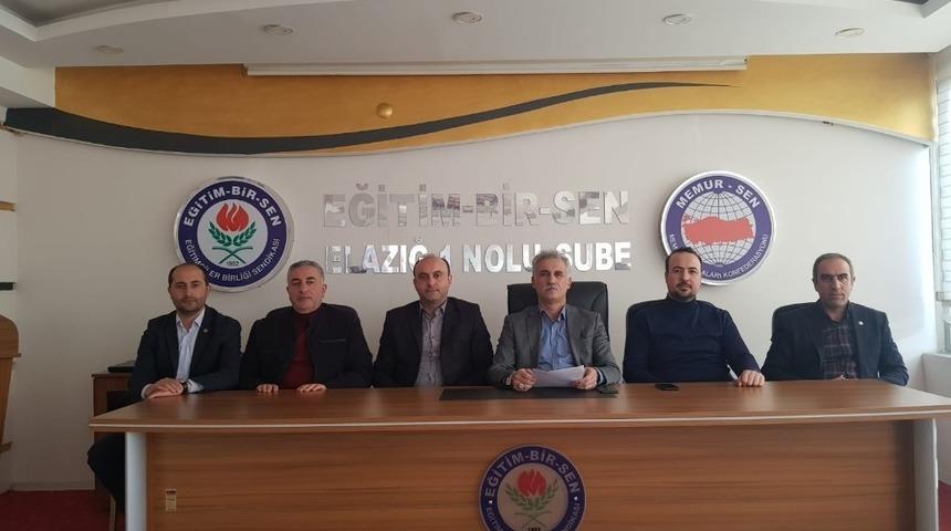 Elazığ’da Eğitim Bir-Sen’den yarı yılı değerlendirmesi