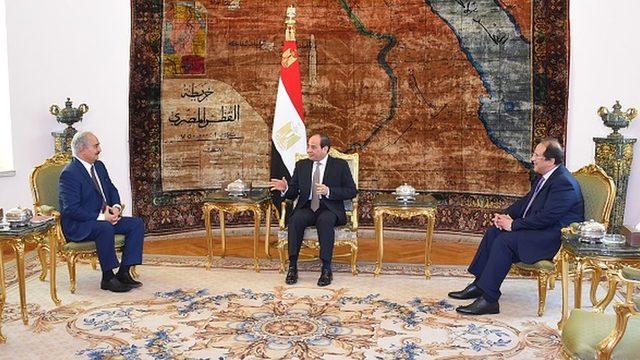 General Halife Hafter, Trablus'a operasyon başlattığı Nisan 2019'da Mısır Devlet Başkanı Abdülfettah Sisi ile görüştü