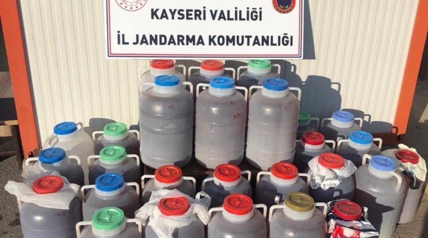 Jandarmadan kaçak şarap operasyonu: 3 gözaltı