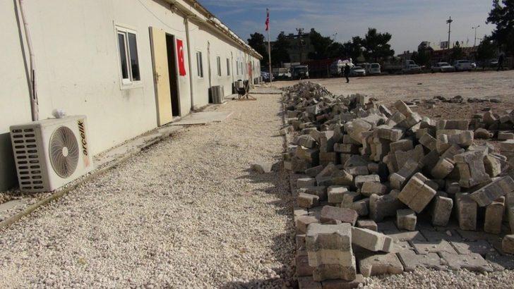 Akçakale Belediyesinden okul bahçesine parke taşı G5